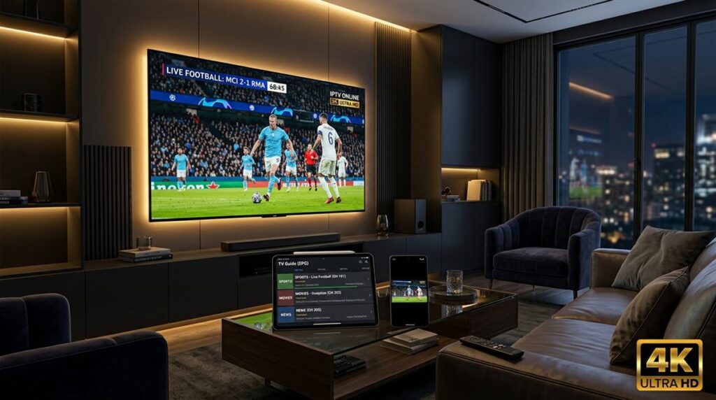 Serviço de IPTV Online em Portugal com transmissão em 4K e suporte multi-dispositivo